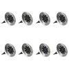 Solar Ground Lights 8 pcs LED Lights RGB Color