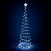 Battery 6ft LED Light Show Tree Cool White