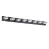 Modern 8-Light LED Vanity Light - Sleek Bathroom Wall Fixture, Iron & Acrylic, Dimmable & Energy-Efficient