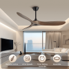 52 inch Ceiling Fan with Remote Control - Timed Lighting, Reversible Airflow and Quiet Operation for Living Room & Bedroom & Outdoor