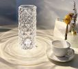 Crystal Diamond Table Lamp,16 Color Changing RGB Touch Control