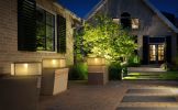 Solar Powered Post Cap Lights for Pillars, Modern Outdoor Post Lights