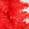 5FT Hinged Fir Artificial Fir Bent Top Christmas Tree, Xmas Tree Bendable Santa Hat Style Christmas Tree Holiday Decoration,400 Lush Branch Tips