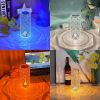 Crystal Diamond Table Lamp,16 Color Changing RGB Touch Control