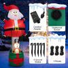 8 Feet Inflatable Santa Claus and Reindeer