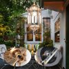 Outdoor Pendant Lamp Retro Hang Light Vintage Garden Luminaria for Balcony Hotel Restaurant Porch Exterior Yard Lighting Decor