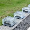 Outdoor Solar Lights for Charming Yard Glow / set of 6,Ice Brick Light