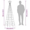 Christmas Tree Light with Spikes 220 LEDs Warm White 70.9"