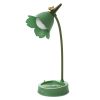 Cute LED Desk Lamp, Kawaii Flower Bird Table Lamp USB Rechargeable