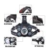 T20 LED Headlamp High Lumen 3/5 LED Light Ultra Bright Headlight USB Rechargeable 4 Modes Flashlight Waterproof Fishing Hunting