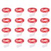 16 Pack Led Fairy Lights Battery Operated String Lights Waterproof Silver Wire 7 Feet 20 Led Firefly Starry Moon Lights For DIY Wedding Party Bedroom