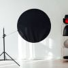 5 In 1 Photography Round Light Reflector Collapsible Multi Disc Light Diffuser w/ Storage Bag Translucent Silver Gold White Black 5 Colors Reflector D