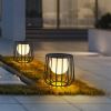 Outdoor Solar Powered Glow Garden Table, Lawn light, path light for yard patio garden front door